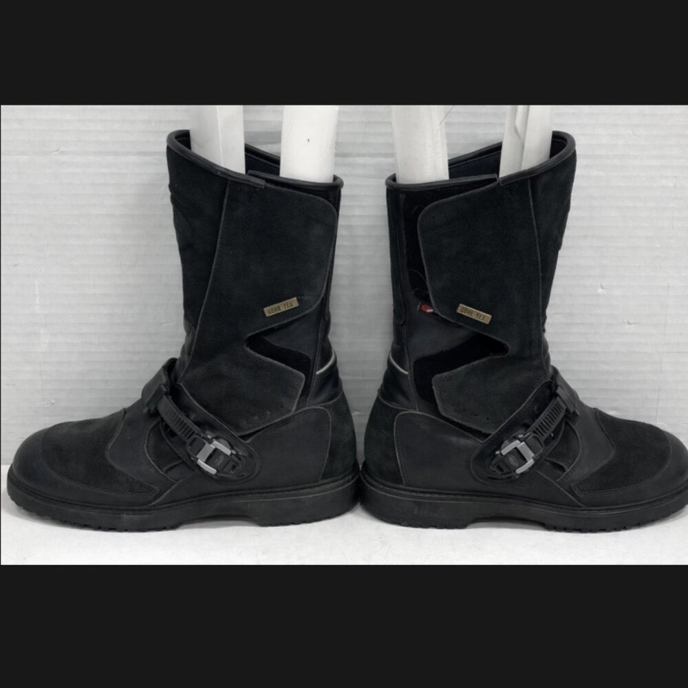 Sidi Canyon Gore-Tex Motorcycle Boots US Size 9.5 / EU 43 Black Leather Riding